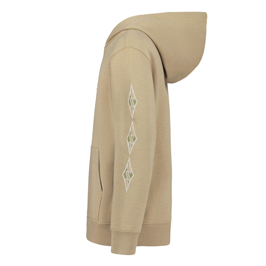 Billabong Boys' Rotor Diamond Hoodie Khaki back