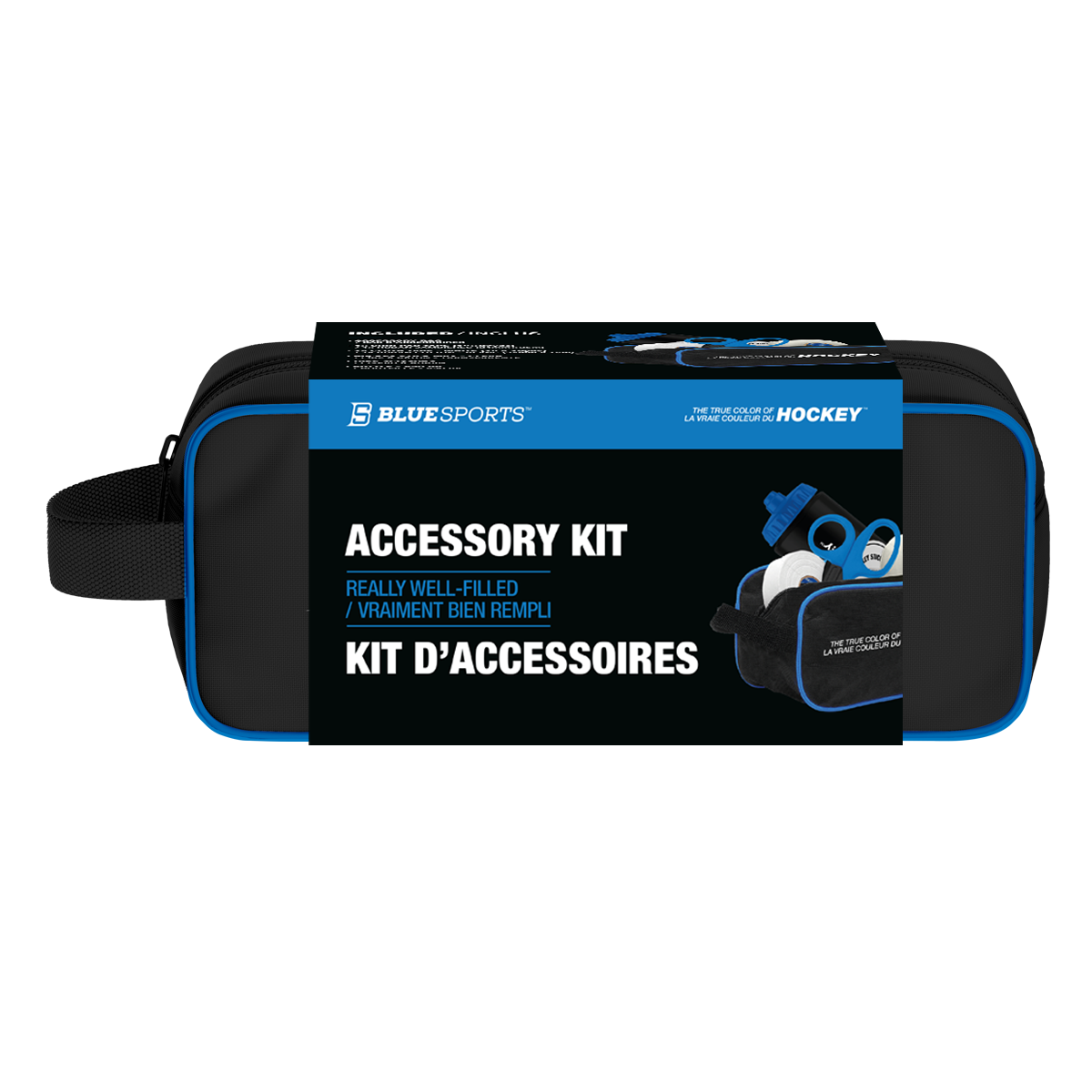 Blue Sports Hockey Accessory Kit - in retail packaging