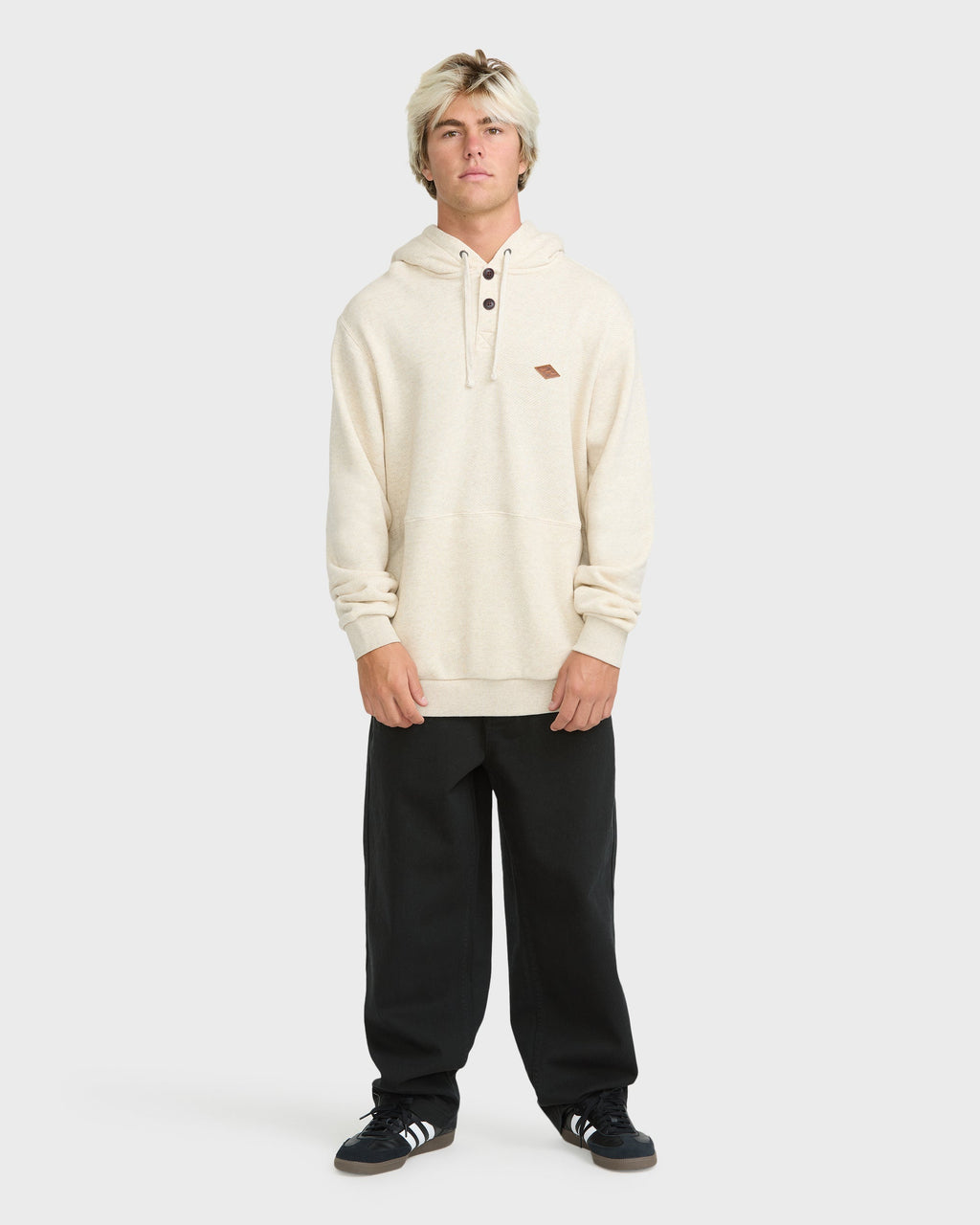Billabong Men's Hudson Sweatshirt in Oatmeal, full body
