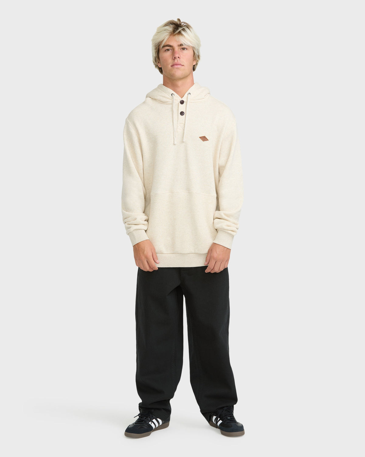 Billabong Men's Hudson Sweatshirt in Oatmeal, full body