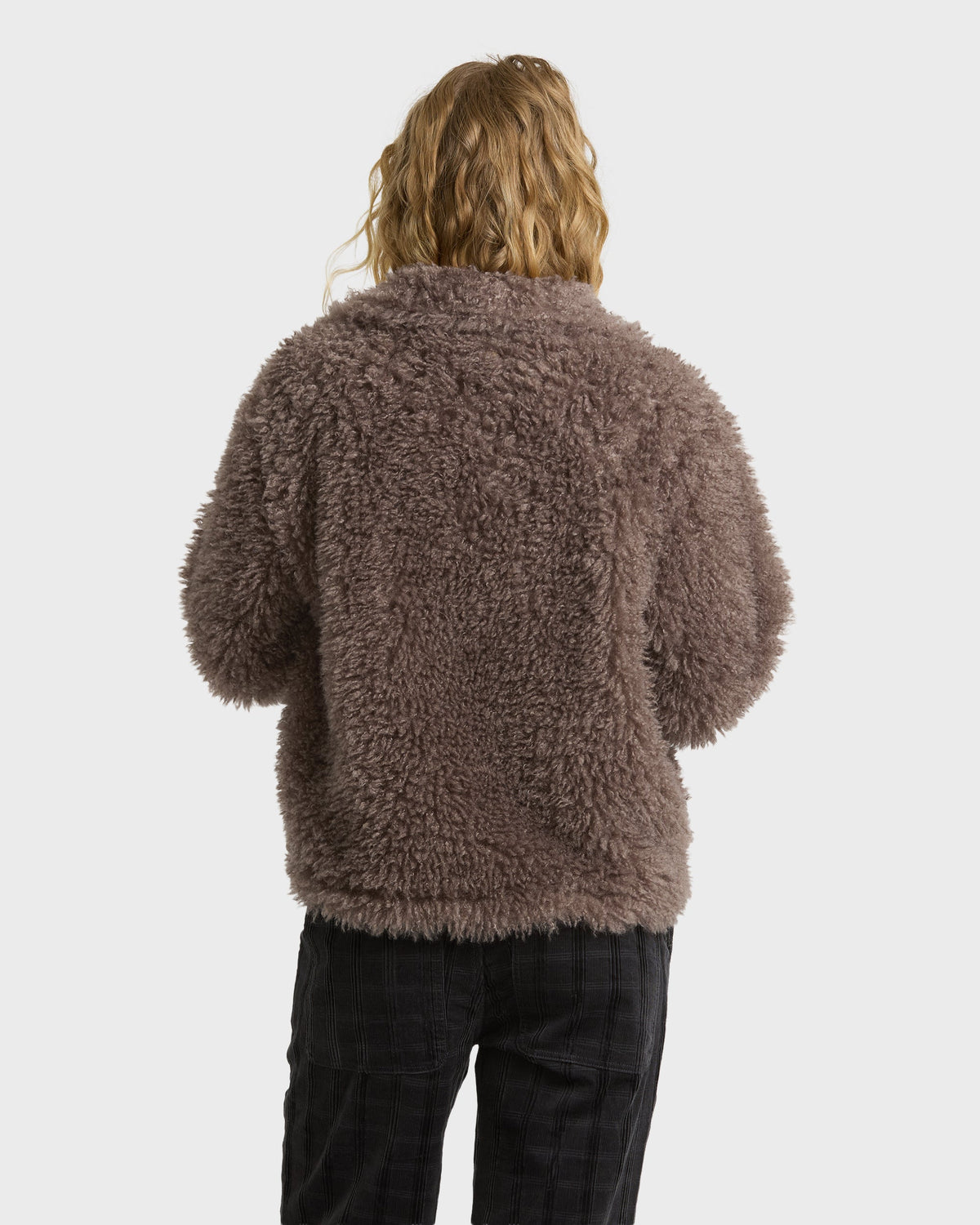 Billabong Women's Holidazed Fluffy Jacket - Incense, back