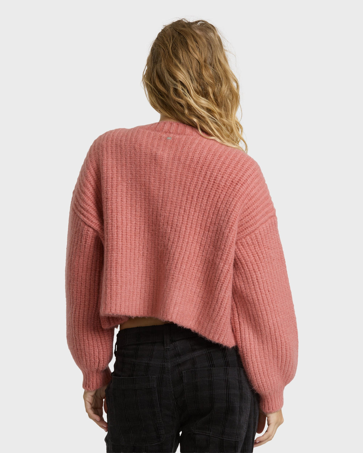 Billabong Women's Holidazed Sunset Cardigan - Vintage Pink, back