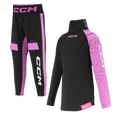 CCM Youth Barbie Base Layer Kit - Pink, front view