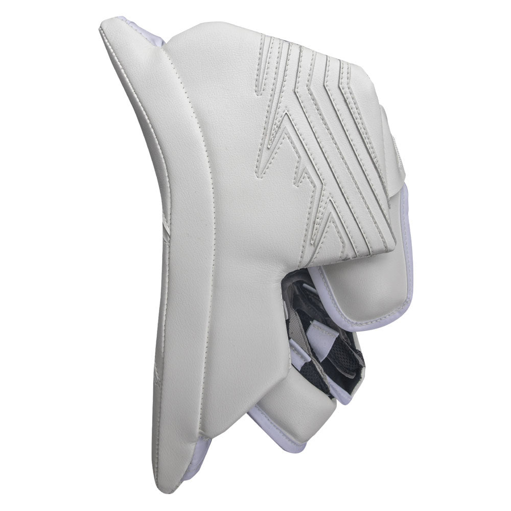 Brian's Iconik 2 Senior Goalie Blocker in white - sidewall