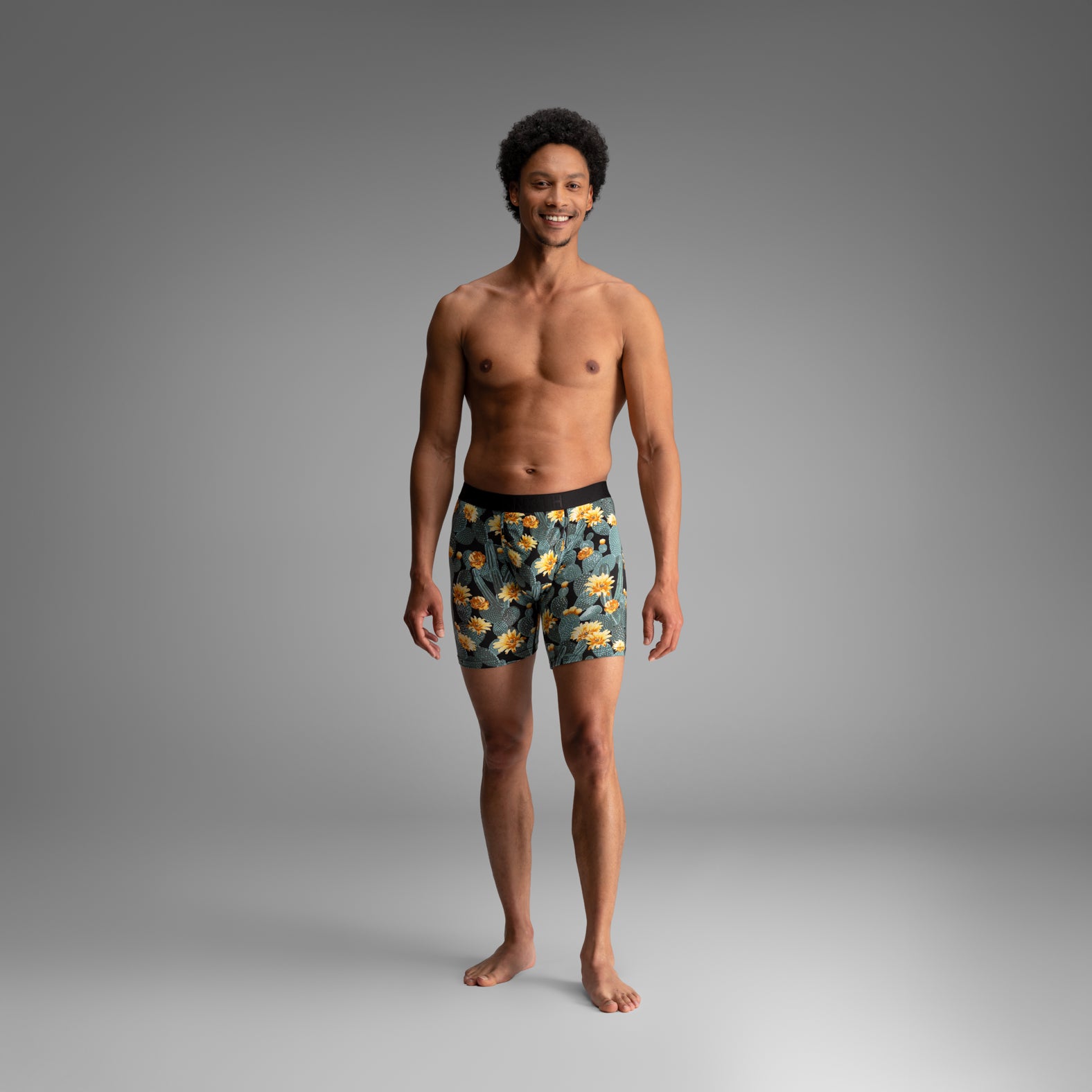 Bn3th Classic Icon Boxer Brief - Cactus Blossom Black