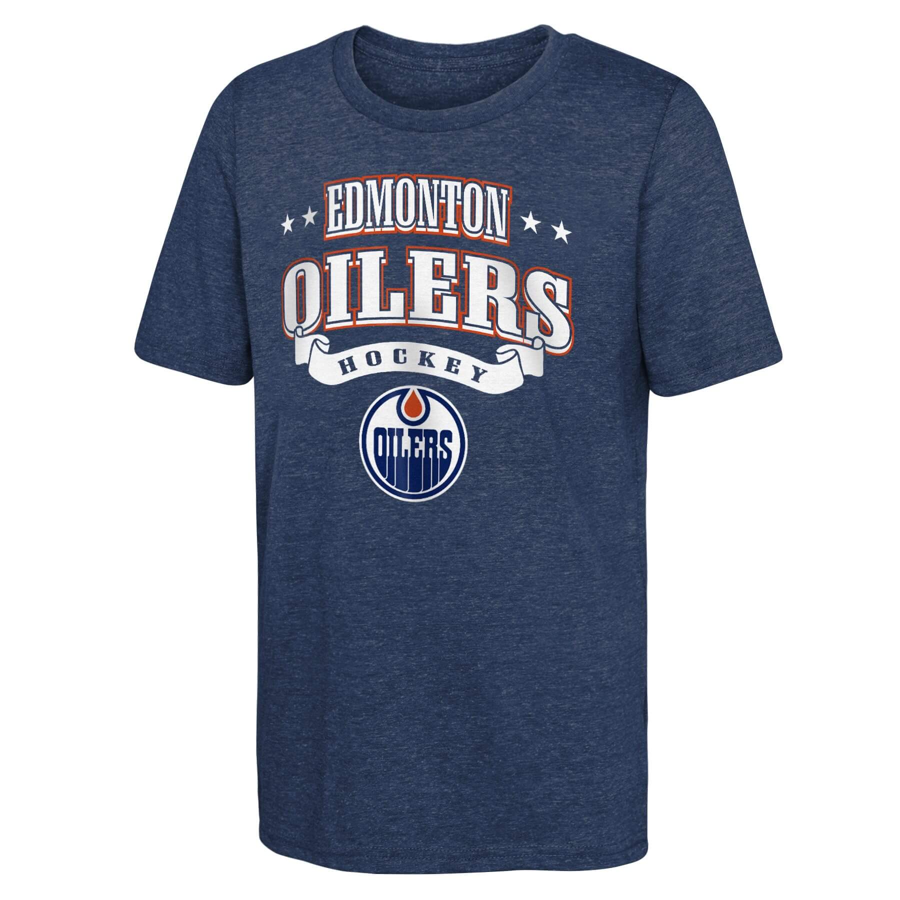 Outerstuff Youth Edmonton Oilers Classic Look Triblend T-Shirt