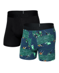 DropTemp® Cooling Cotton (2 Pack) Boxer Brief - Buzzcut/Black