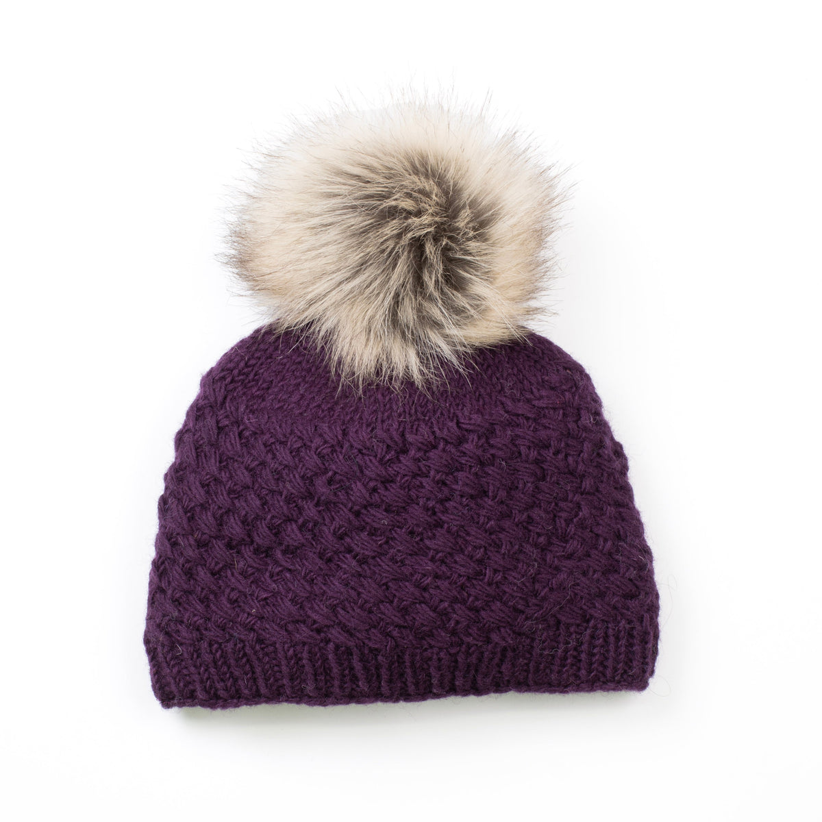 Lost Horizons Women's Palermo Beanie - DEEP PURPLE