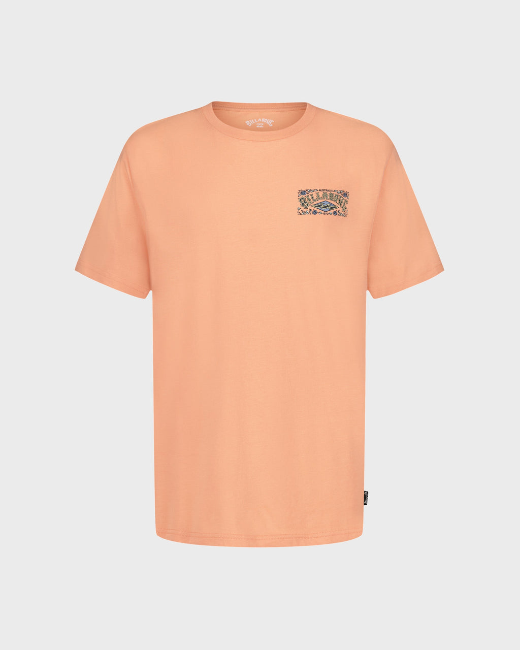 Billabong Toddler Boys' Heritage Arch Short Sleeve Tee, Faded Orange, front