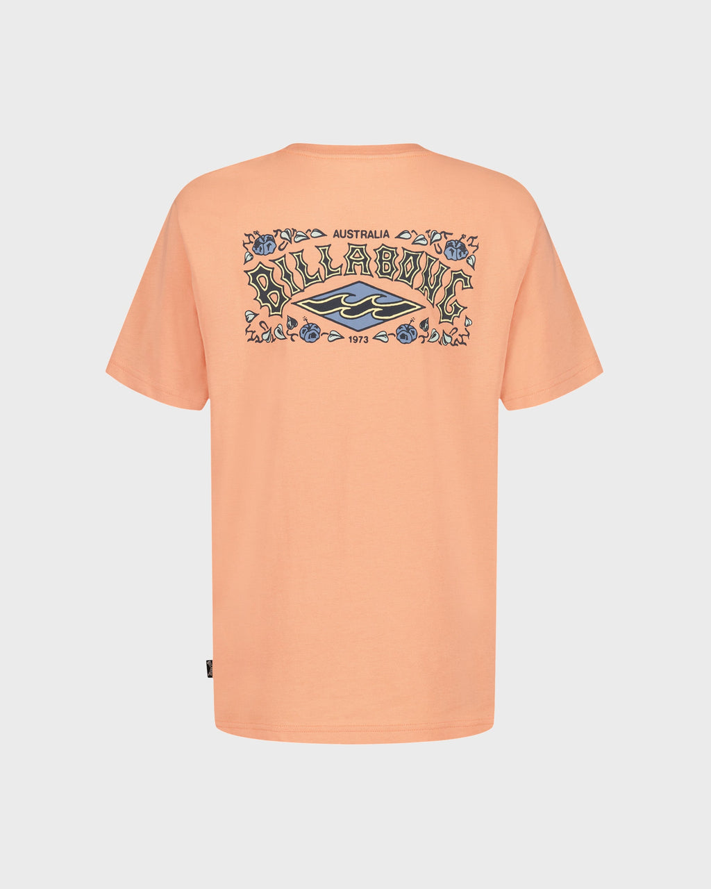 Billabong Toddler Boys' Heritage Arch Short Sleeve Tee, Faded Orange, back