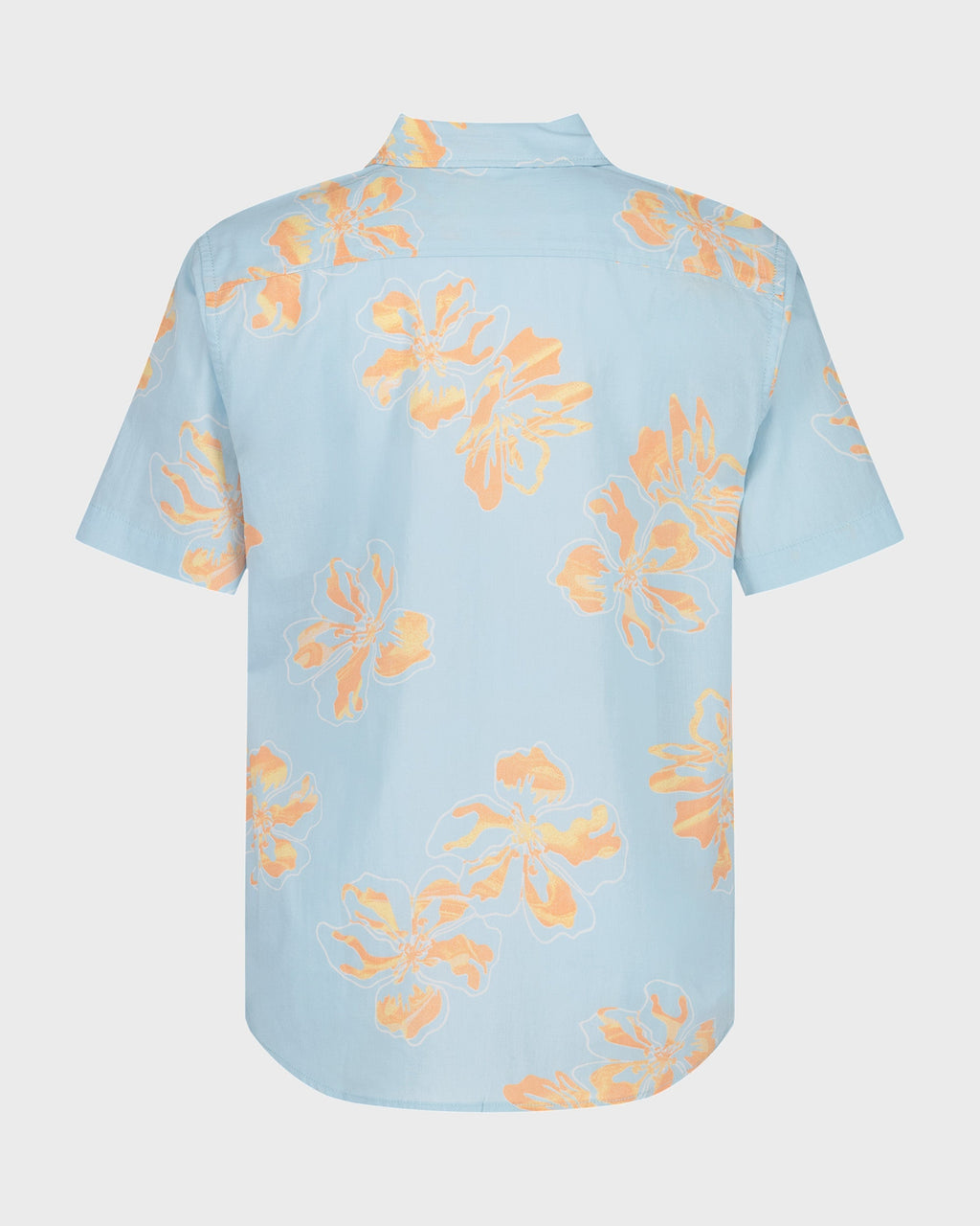 Billabong Boys' Sundays Short Sleeve Shirt, Mist Blue, back