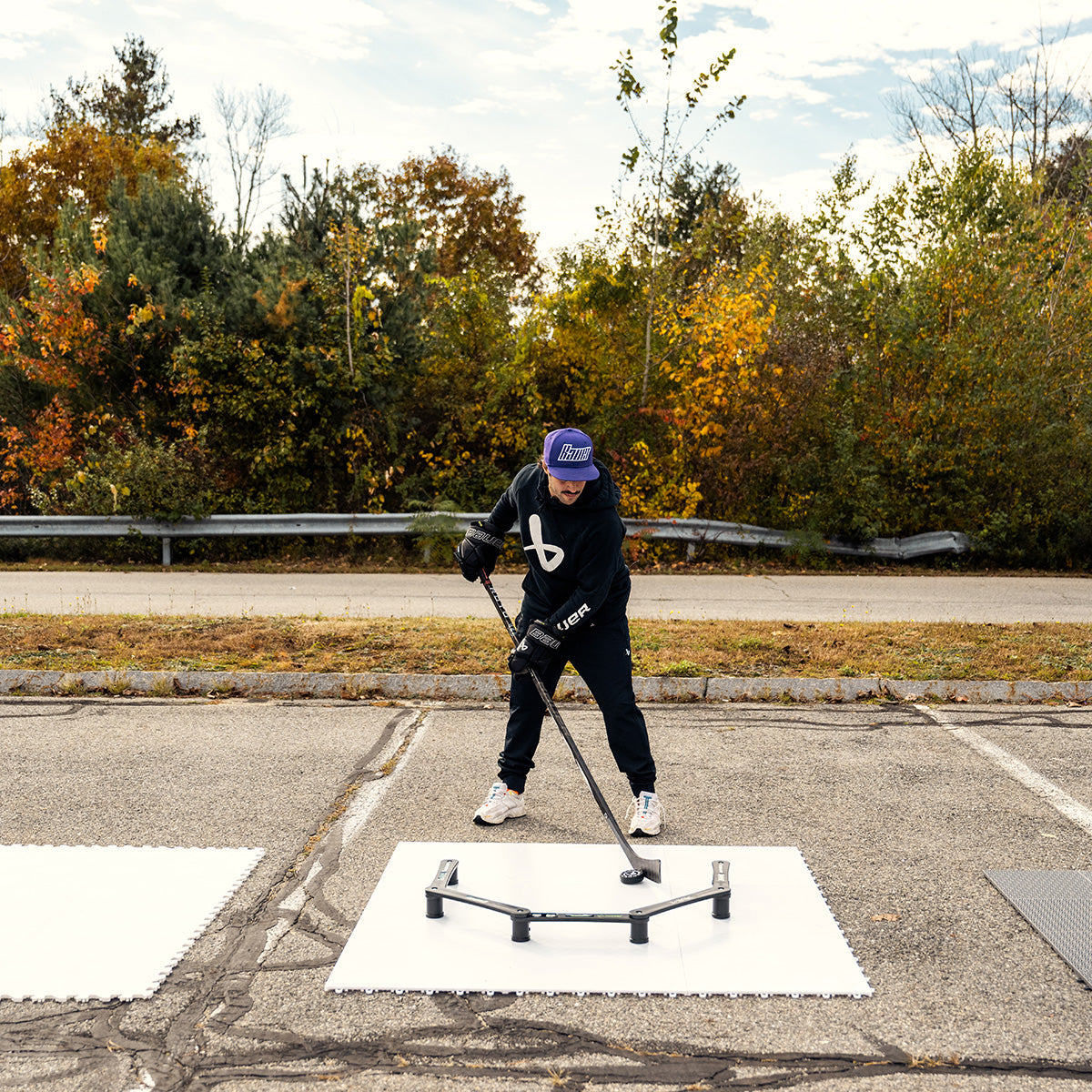 Bauer Dryland Training Tiles in use