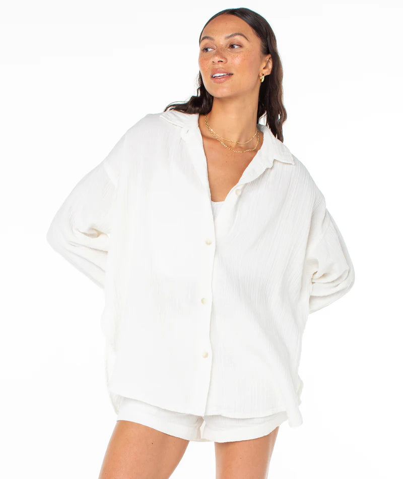 Roxy Women's Morning Time Button Up