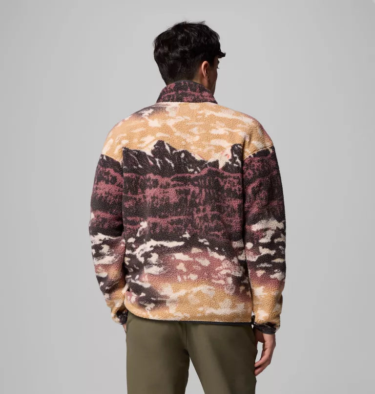 Columbia Men's Helvetia II Printed Half Snap Printed Fleece Pullover