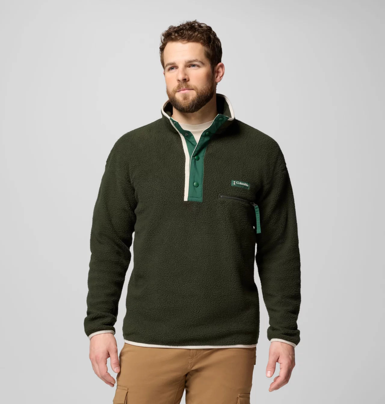 Columbia Men's Helvetia II Half Snap Fleece Pullover