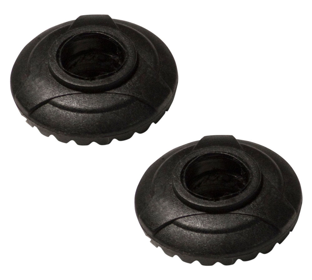 Black Diamond Trekking Pole Spare Basket - Black, pair front view