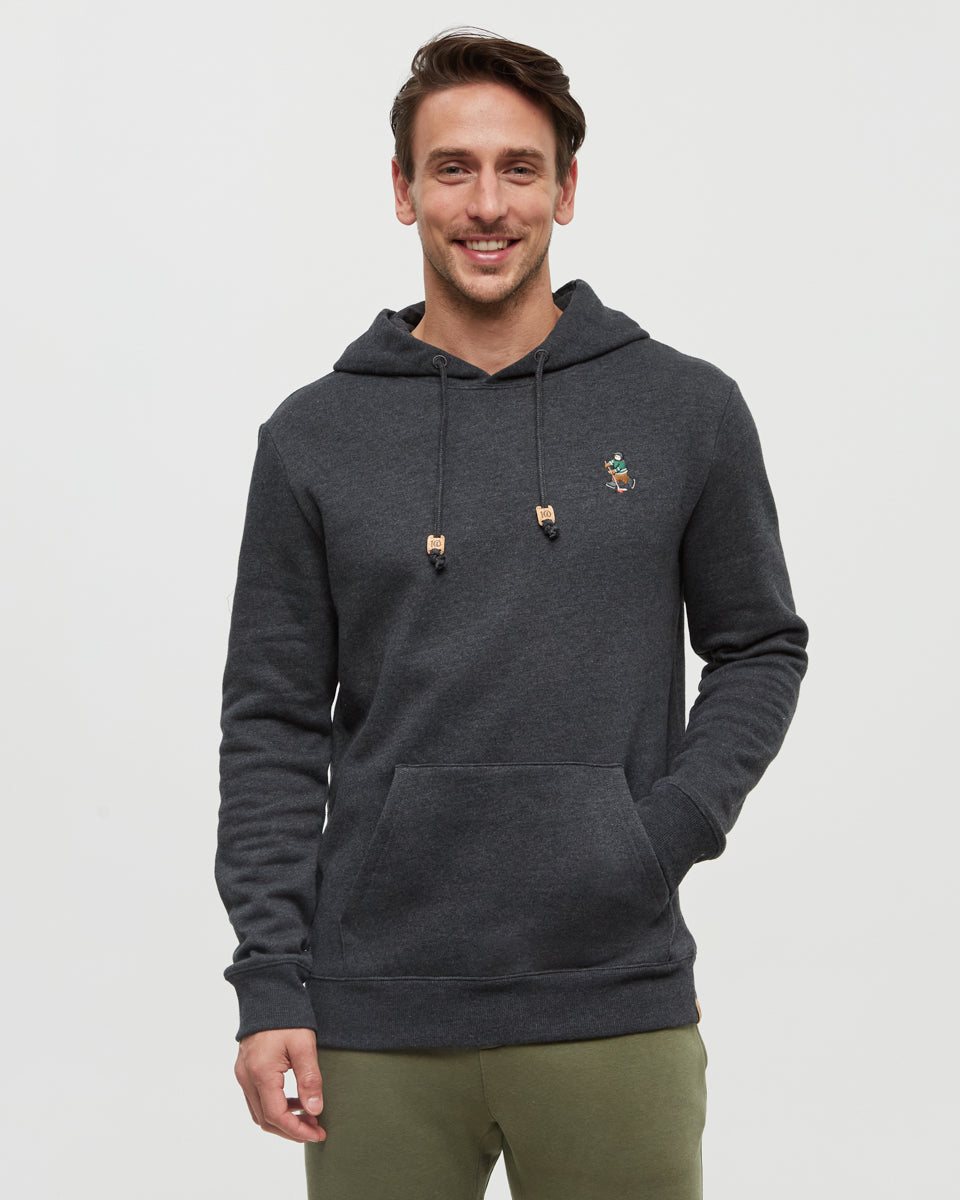 Tentree Sasquatch Hoodie - METEORITE BLACK HEATHER HOCKEY