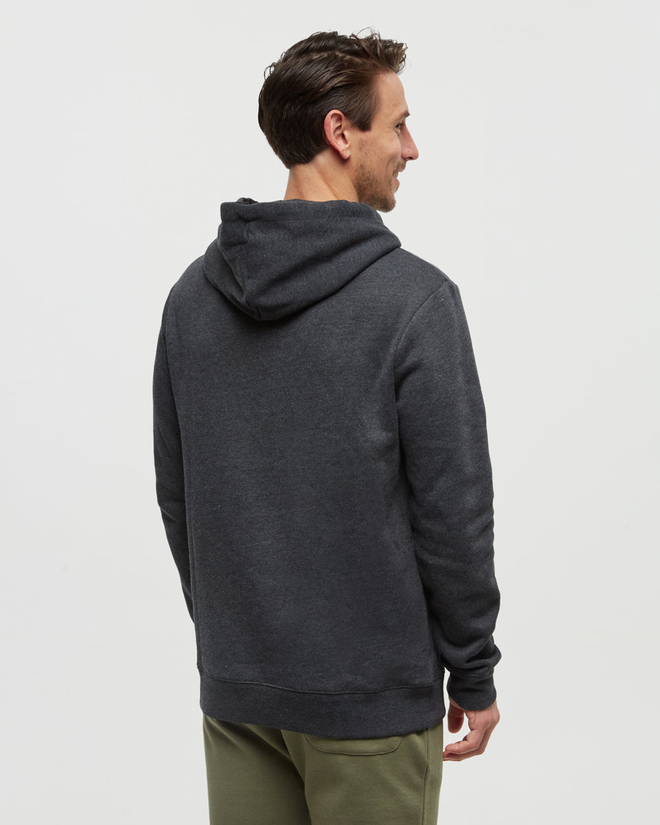 Tentree Sasquatch Hoodie - METEORITE BLACK HEATHER HOCKEY