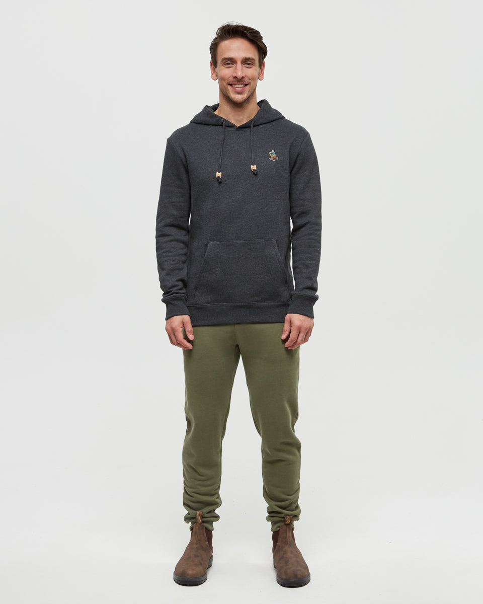 Tentree Sasquatch Hoodie - METEORITE BLACK HEATHER HOCKEY