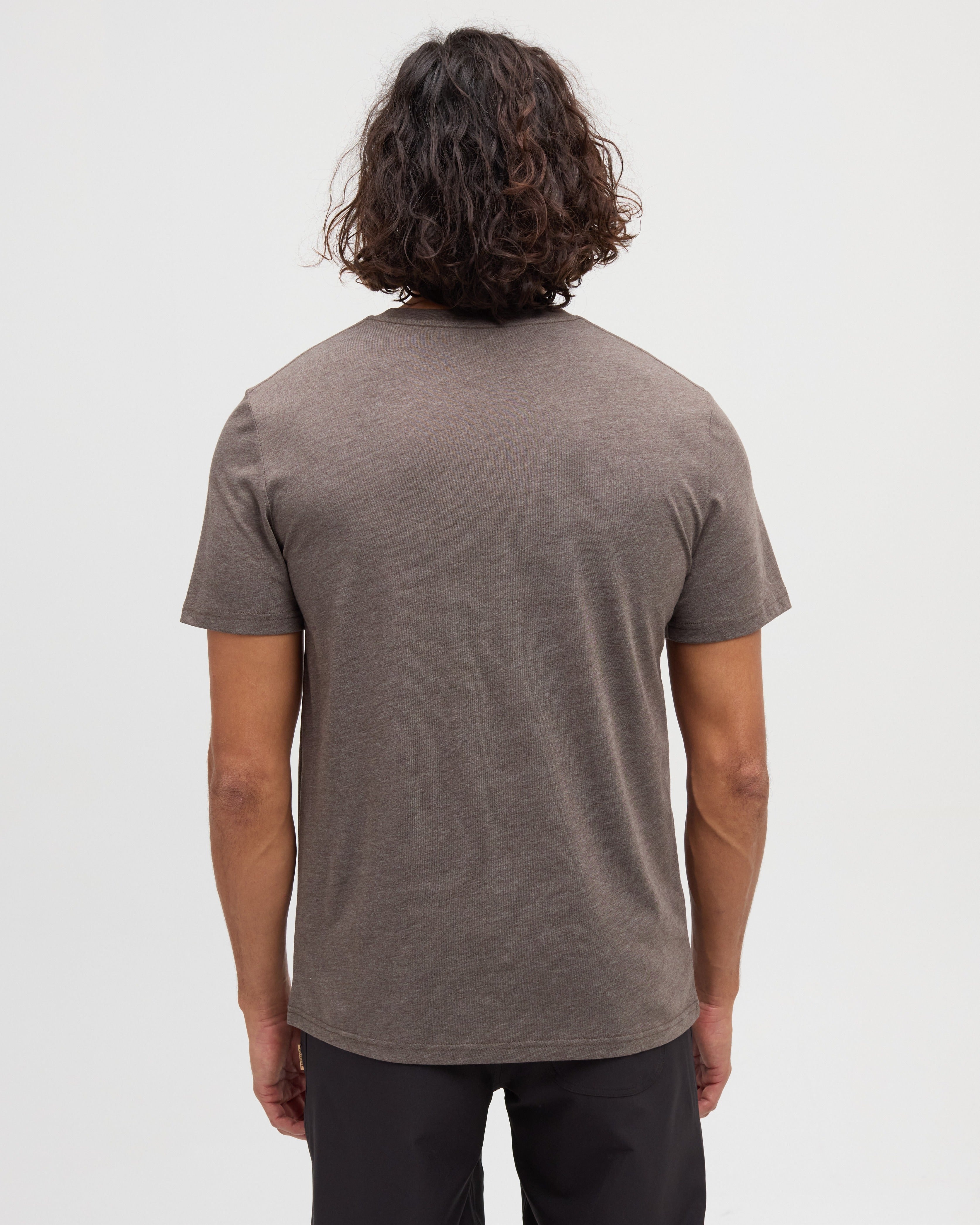 Tentree Bear Claw T-Shirt - ASHWOOD HEATHER DARK FOREST GREEN