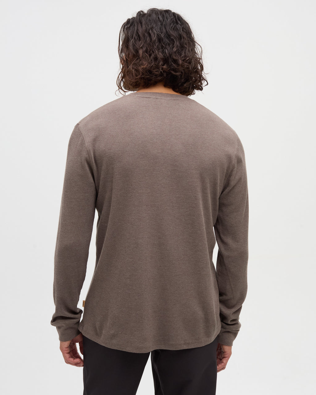 Tentree Freemont Henley - ASHWOOD HEATHER