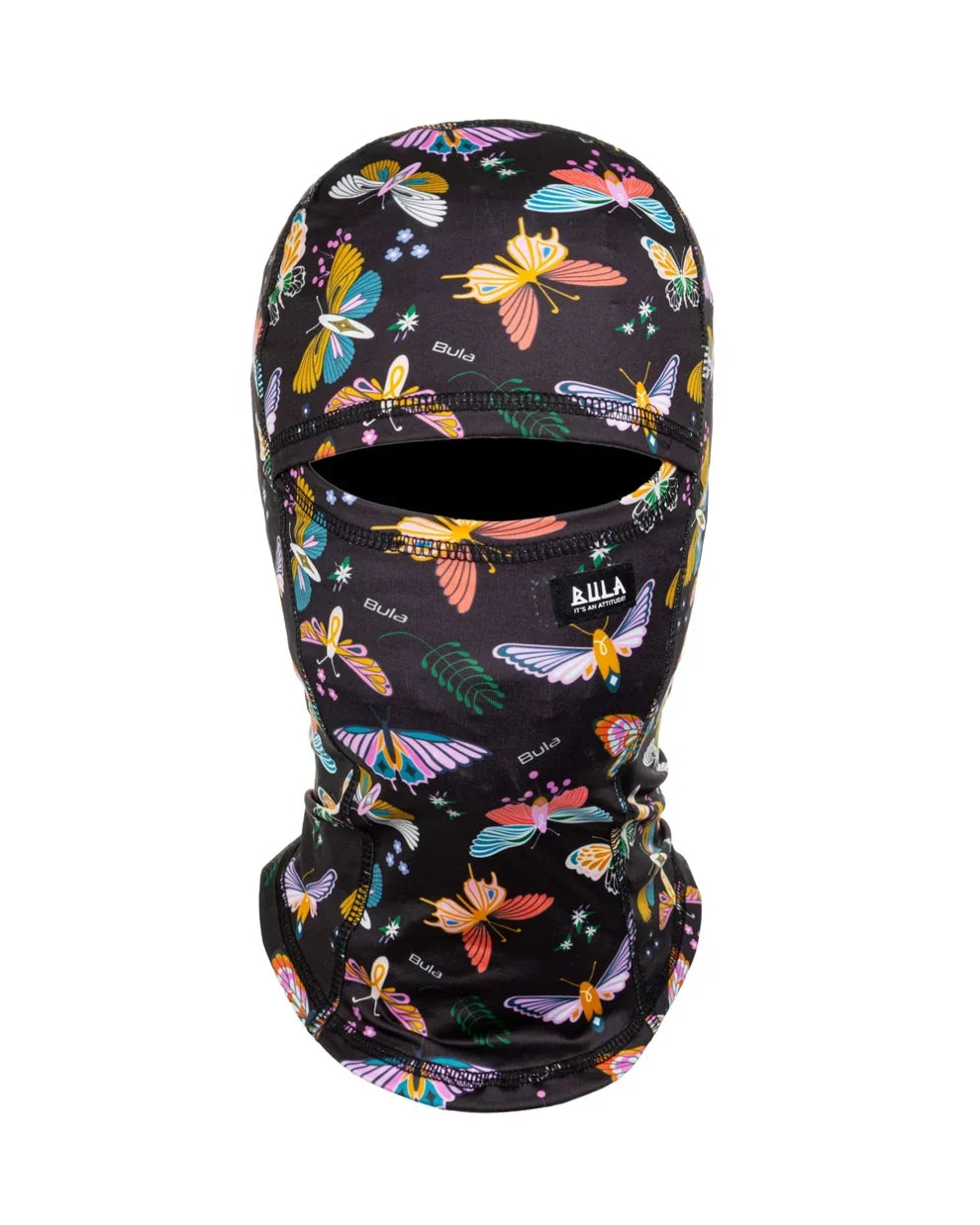 Bula Youth Sharp Printed Balaclava - Butterfly Black, front