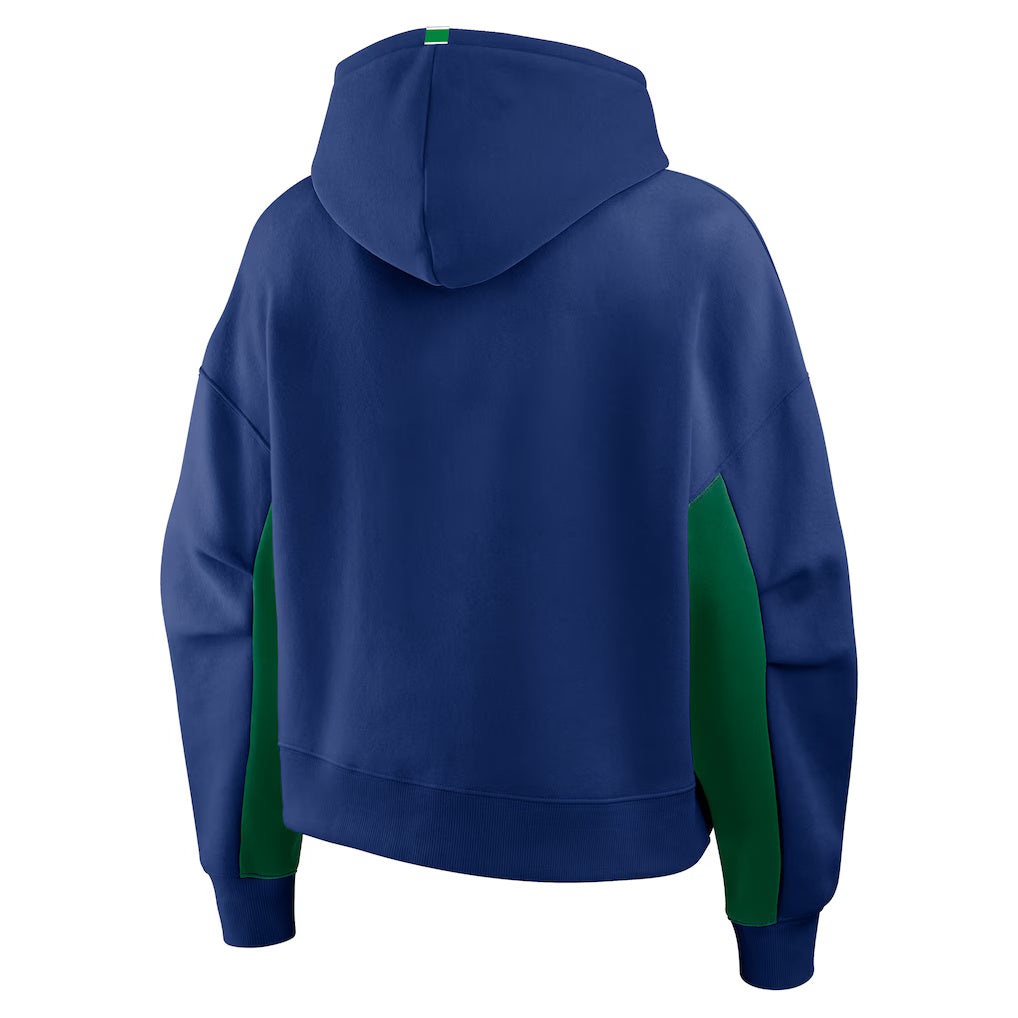 Fanatics Women's Vancouver Canucks Back Check Boxy Hoodie