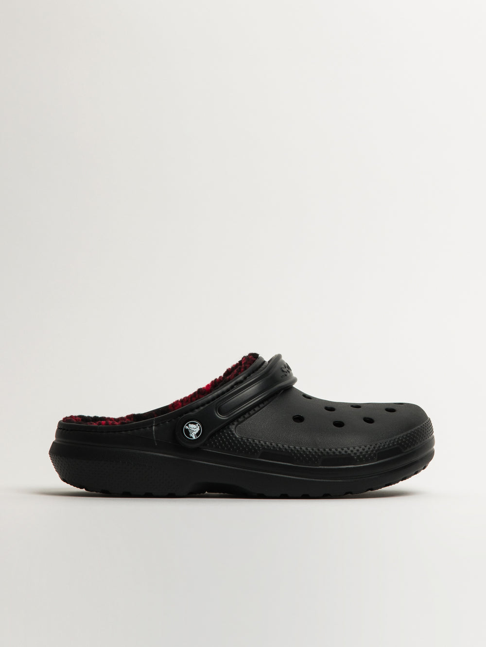 Crocs Classic Lined Buffalo Check Clog Black