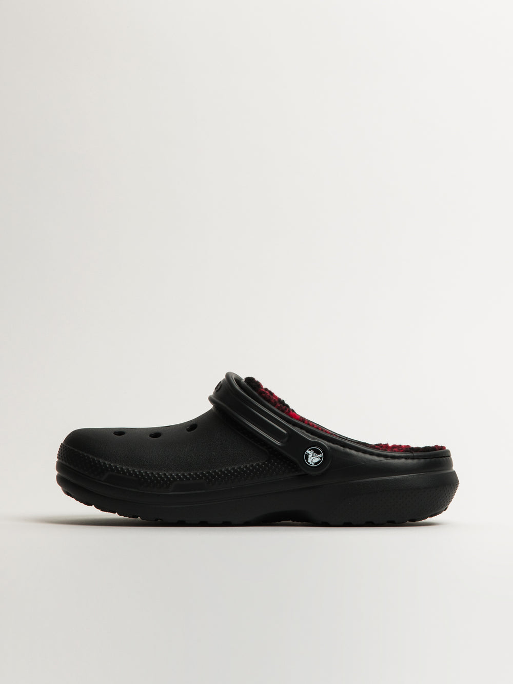 Crocs Classic Lined Buffalo Check Clog Black lining