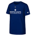 Youth Toronto Maple Leafs Fanatics Blue Authentic Pro Wordmark T-Shirt - front