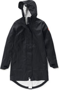 Canada Goose Women's Salida Rain Jacket Black - flat lay front