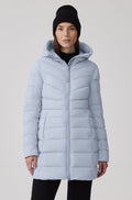 Canada Goose Clair Coat - Dawn Blue - front on model