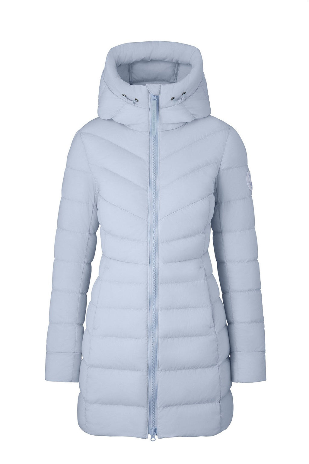 Canada Goose Clair Coat - Dawn Blue - flat product shot