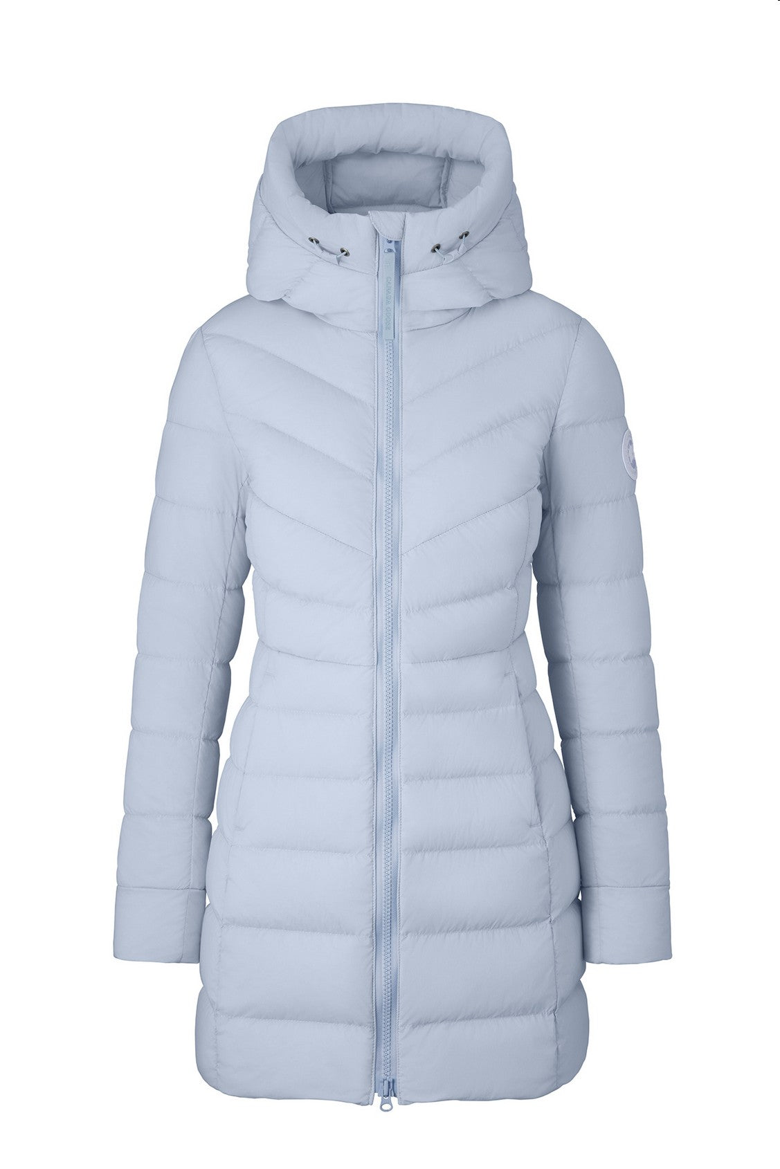 Canada Goose Clair Coat - Dawn Blue - flat product shot