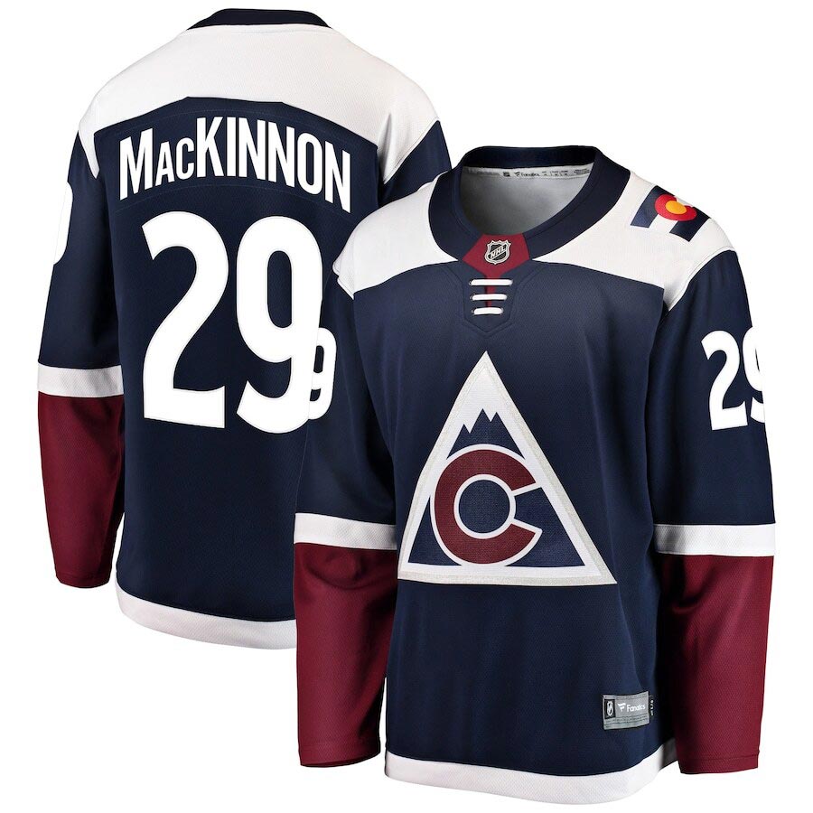 Fanatics Colorado Avalanche Breakaway Alternate Mackinnon