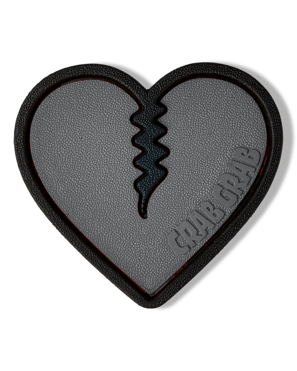 Crab Grab Mega Heart Traction Pad - STEALTH MODE, flat view