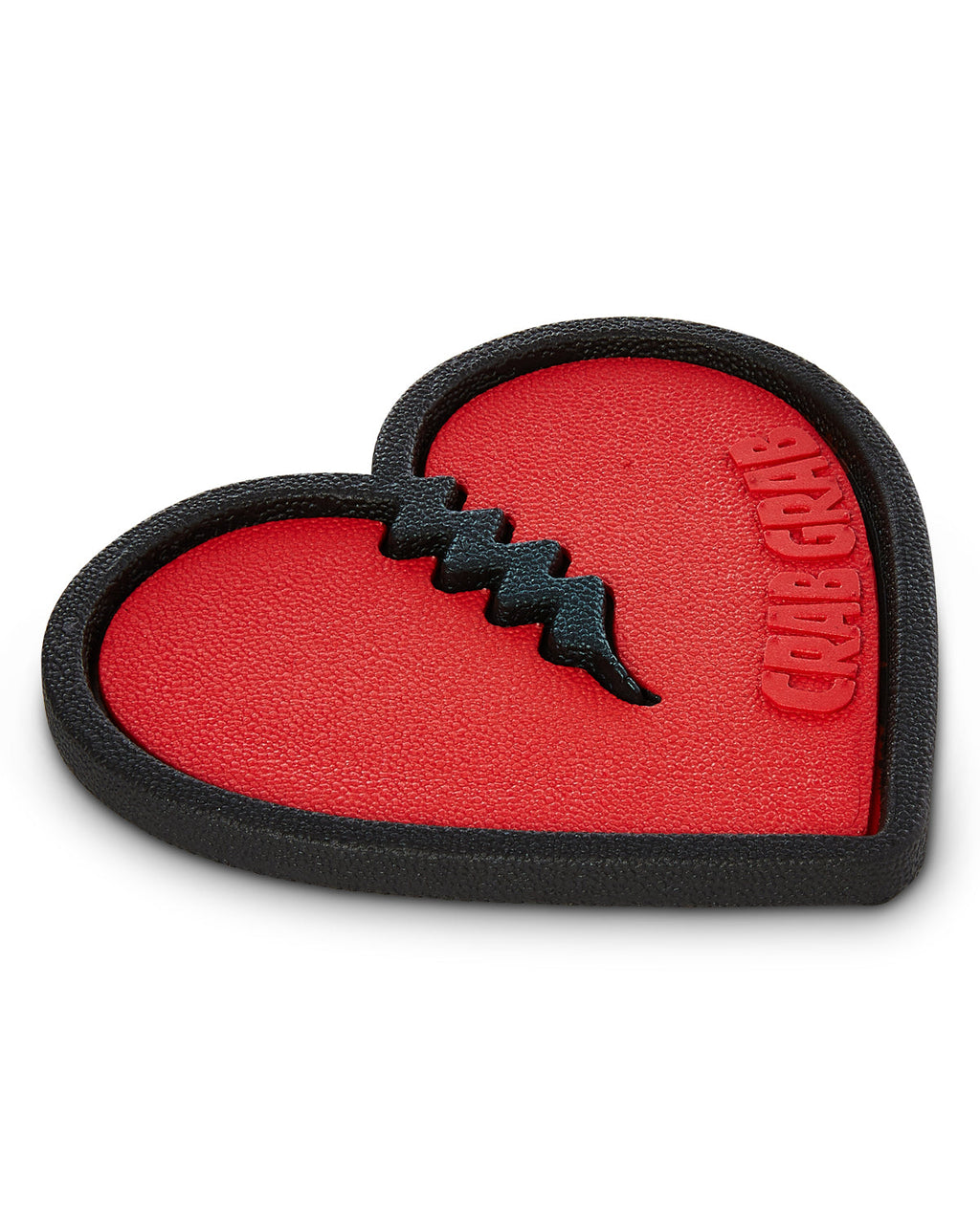 Crab Grab Mega Heart Traction Pad - BLACK/RED