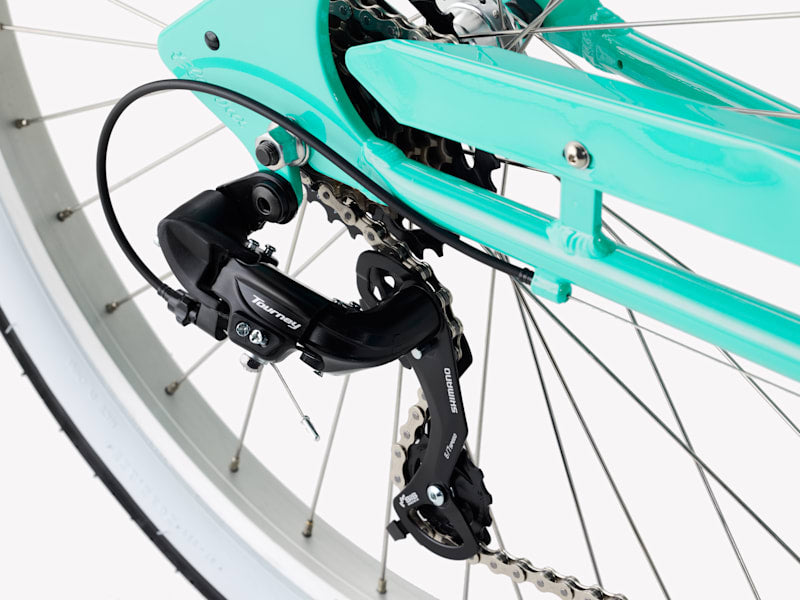 Electra Cruiser 7D Step-Thru Cruiser Bike - Turquoise, detail 2