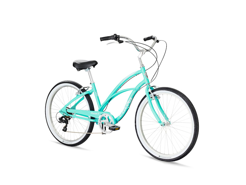 Electra Cruiser 7D Step-Thru Cruiser Bike - Turquoise, side