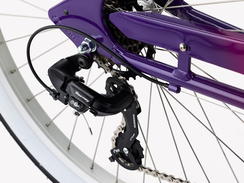 Electra Cruiser 7D Step-Thru Cruiser Bike - Berry Fade, detail 2
