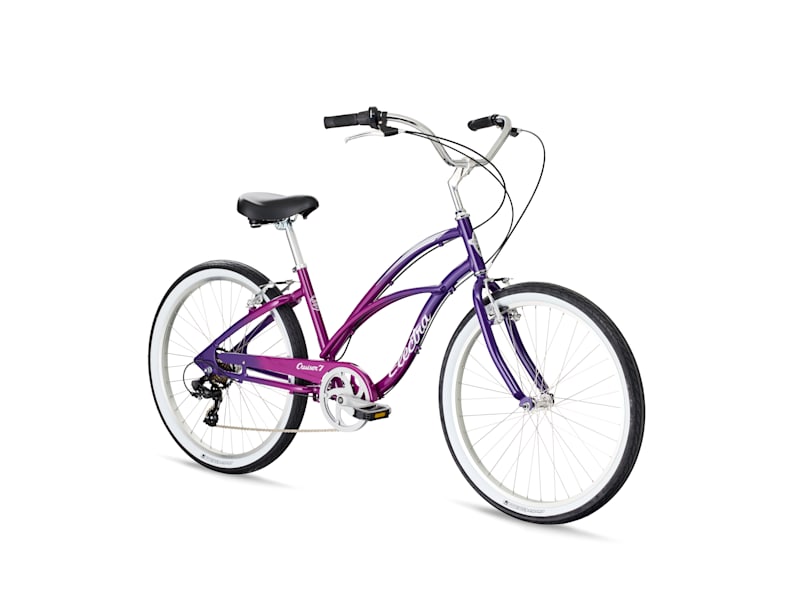 Electra Cruiser 7D Step-Thru Cruiser Bike - Berry Fade, side