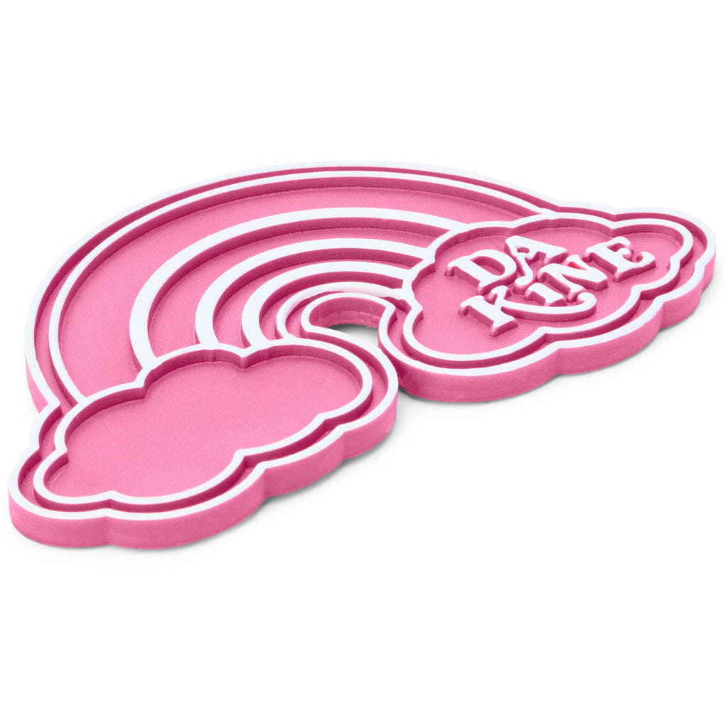 Dakine Da Rainbow Stomp Pad - Pink/White, back view