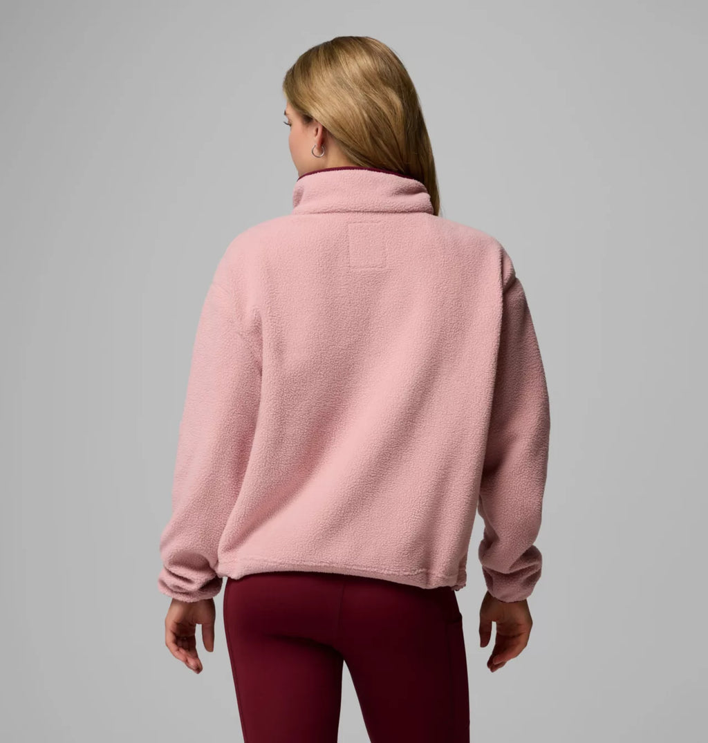 Columbia Women's Helvetia II Cropped Half Snap Fleece Pullover