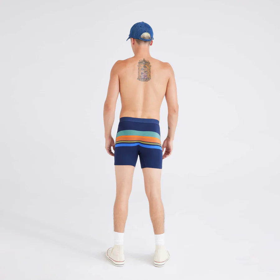 Ultra Boxer Brief - League Stripe-Navy