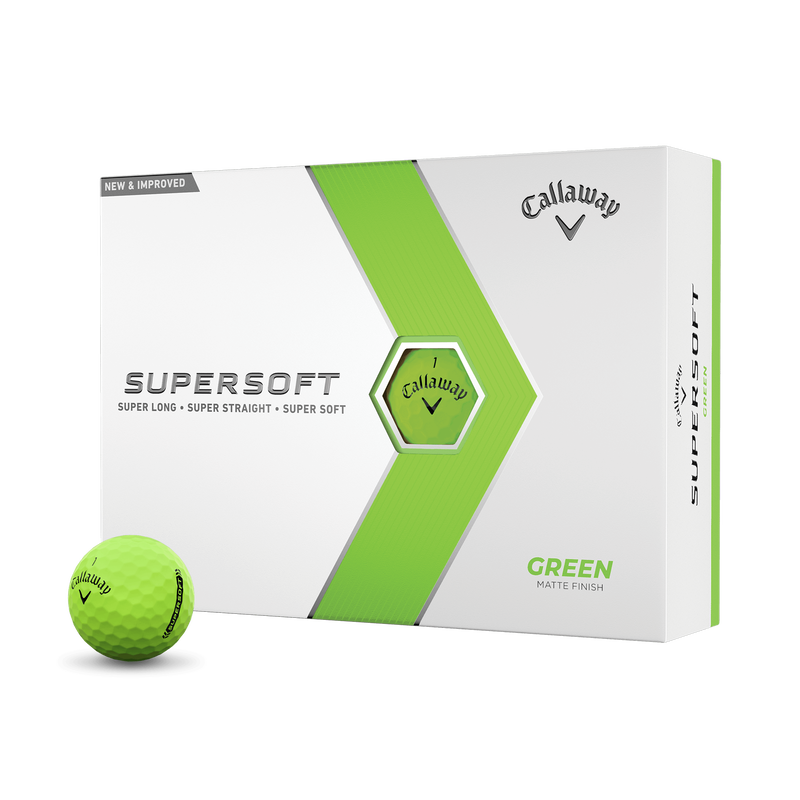 2023 Supersoft Matte Golf Balls - 1 Dozen