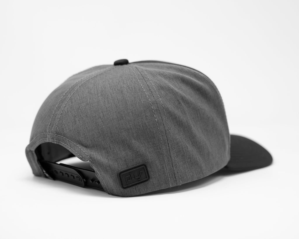 plyr Subtle Snapback Hat Black/Charcoal - back