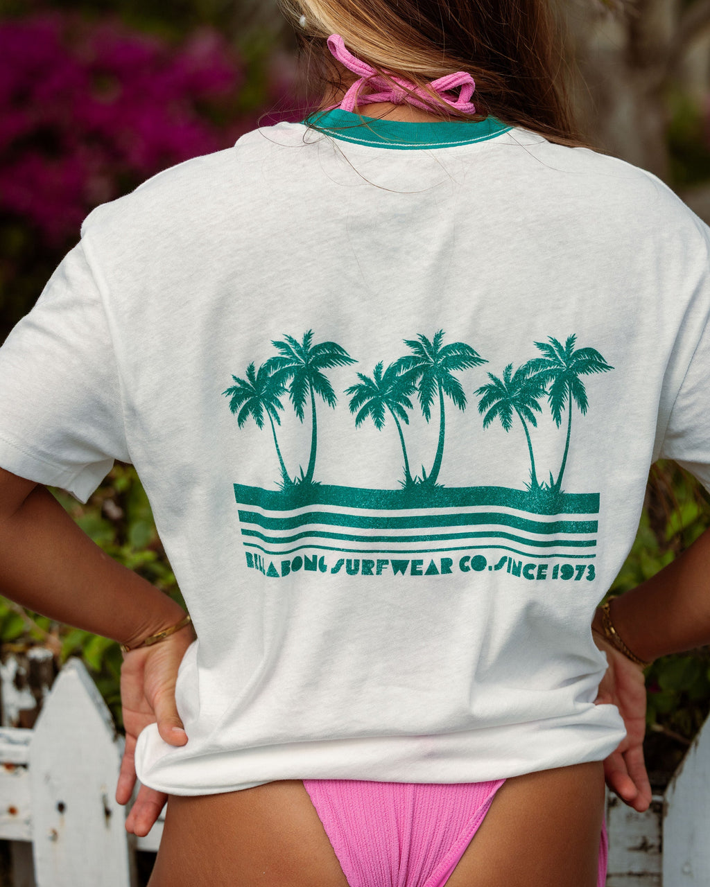 Billabong My Beach Club Tee - Salt Crystal