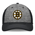 Boston Bruins Fanatics Fundamental Top Shelf 2-Tone Flex Hat Gray/Black - front