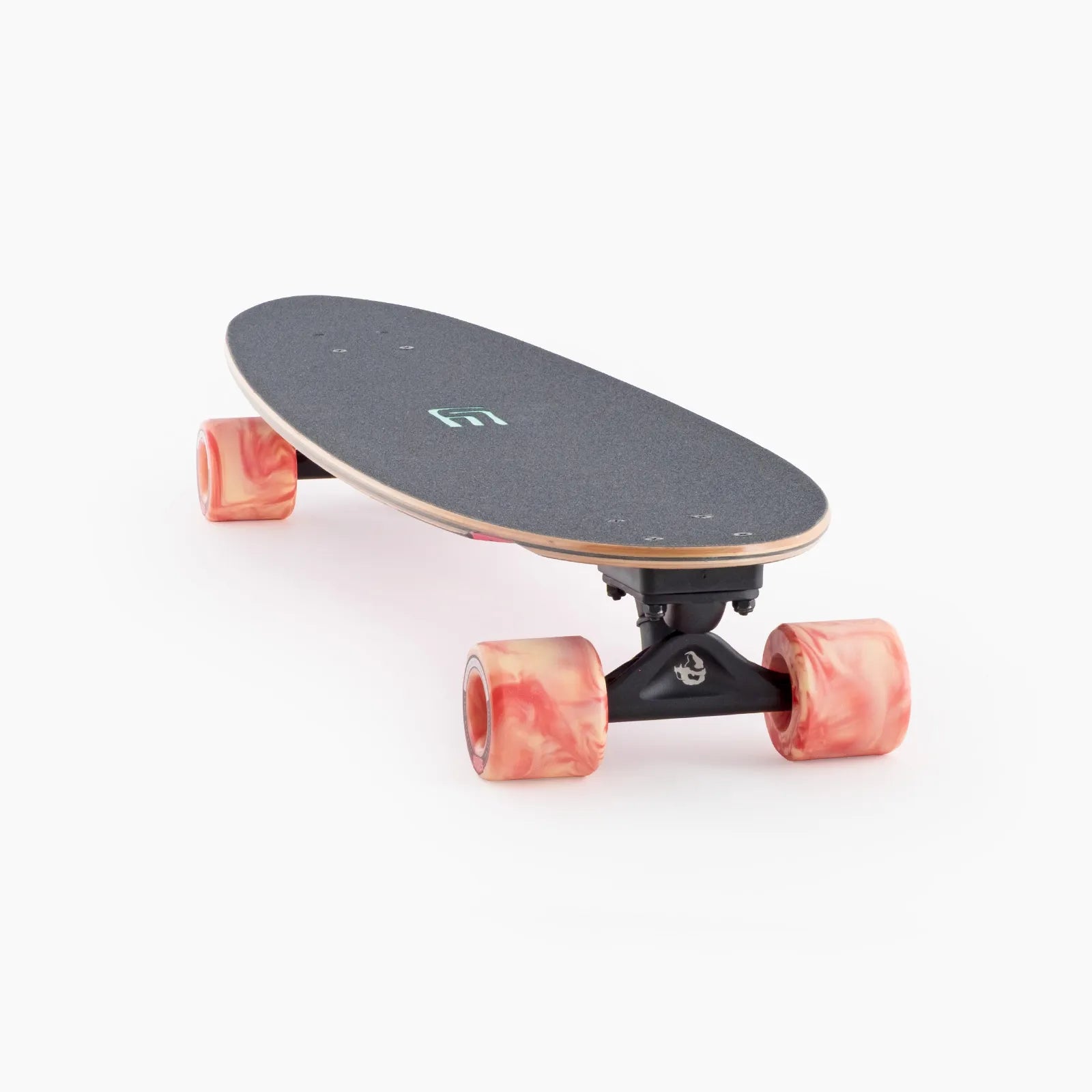 Landyachtz Dipper Pink Escape Longboard - three-quarter view