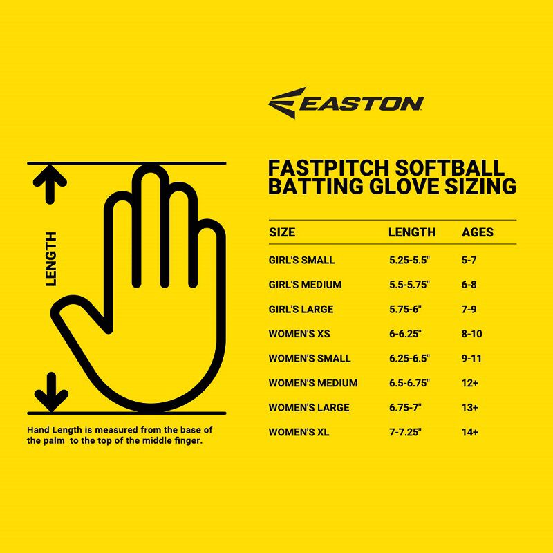 Easton Fundamental Junior  2.0 Fastpitch Batting Gloves